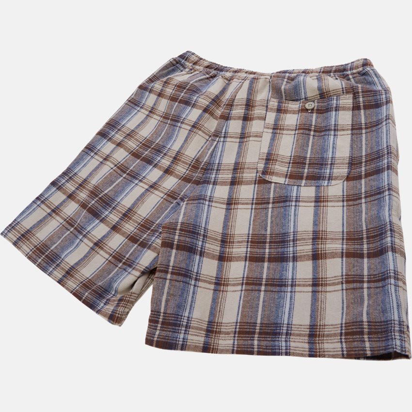 HUF Shorts CORTLAND FLANNEL EASY SHORTS OFF WHITE